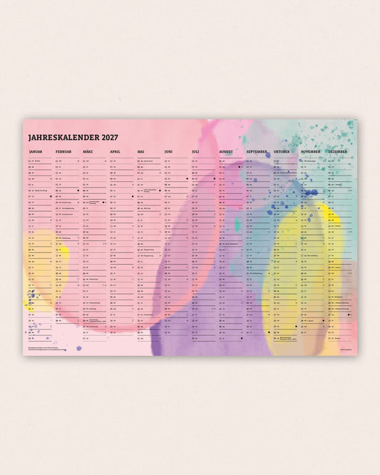 Jahreskalender 2027 // A2
