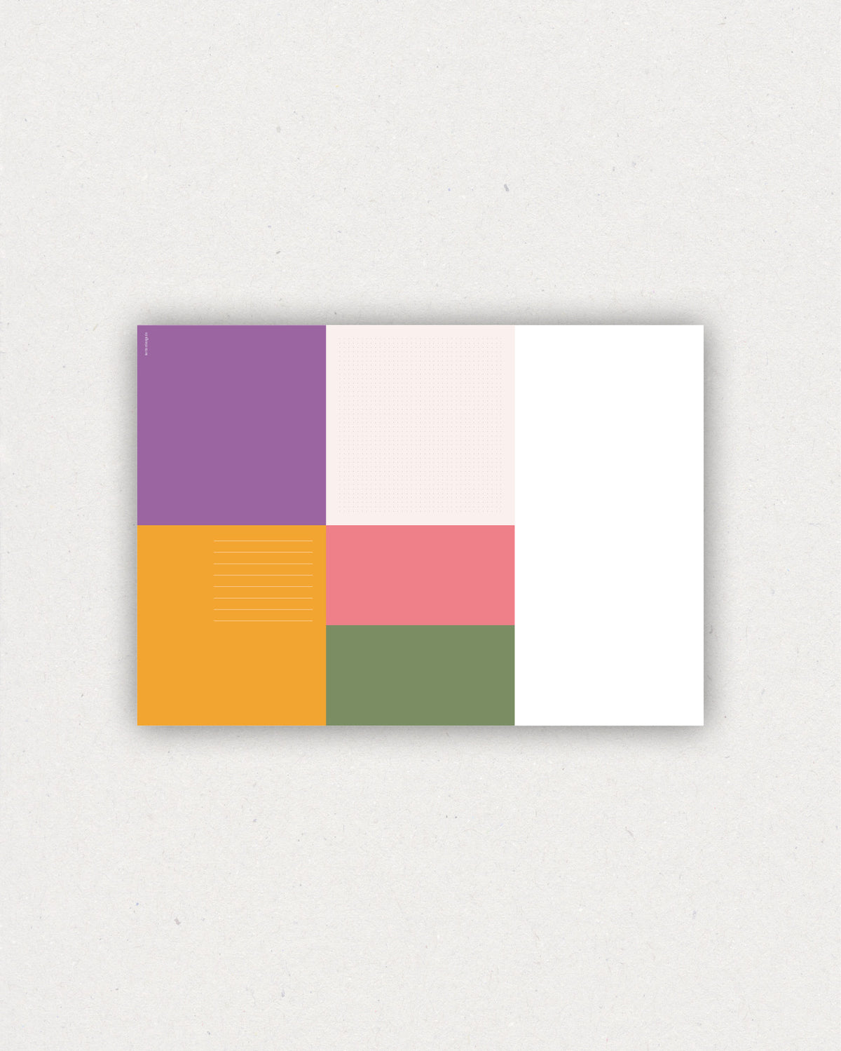 Schreibtischunterlage Color Block // A3
