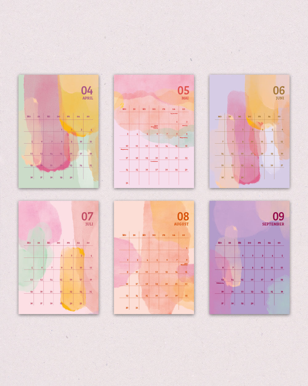 Vorbestellung // Monatskalender 2027 // A4