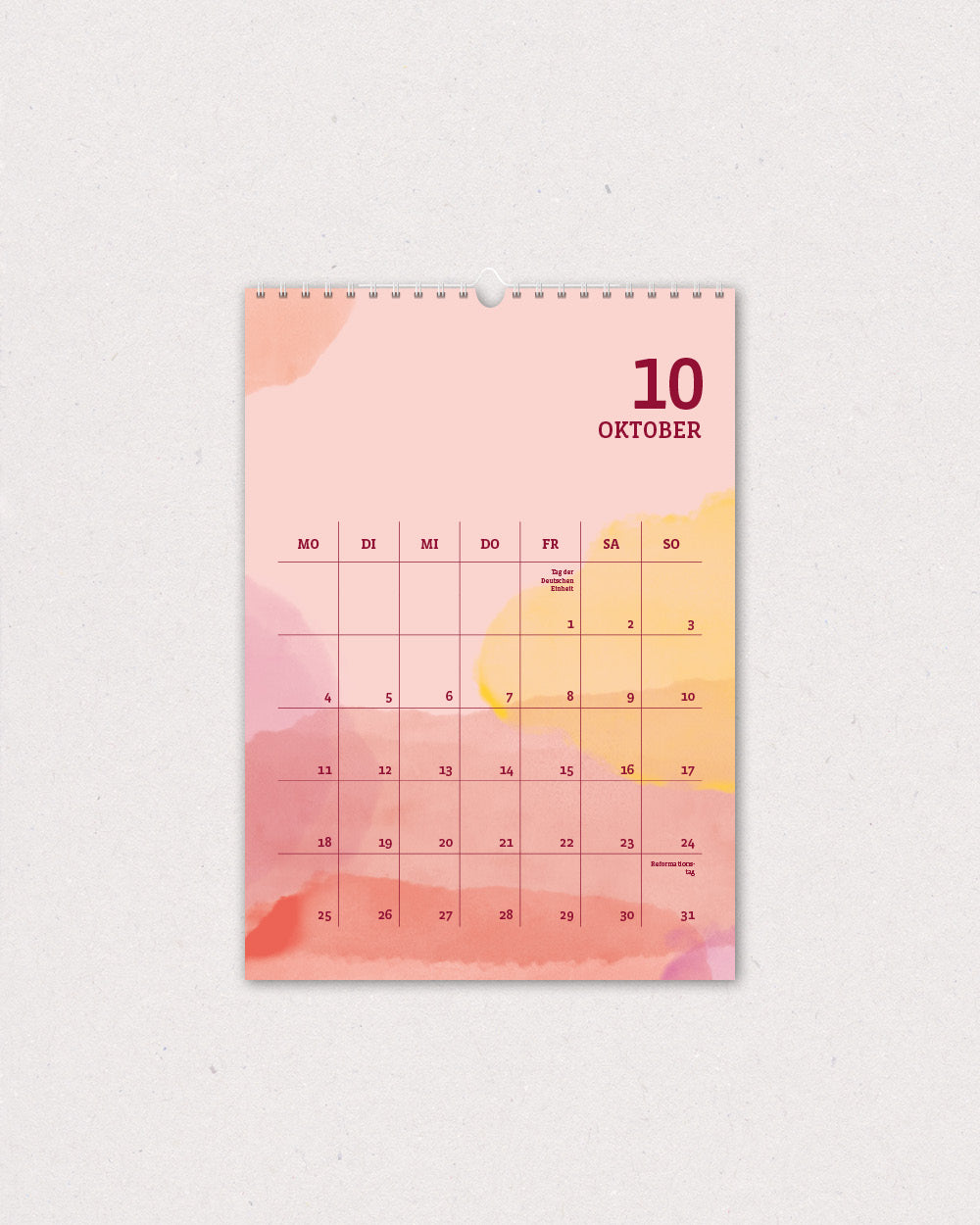 Vorbestellung // Monatskalender 2027 // A4