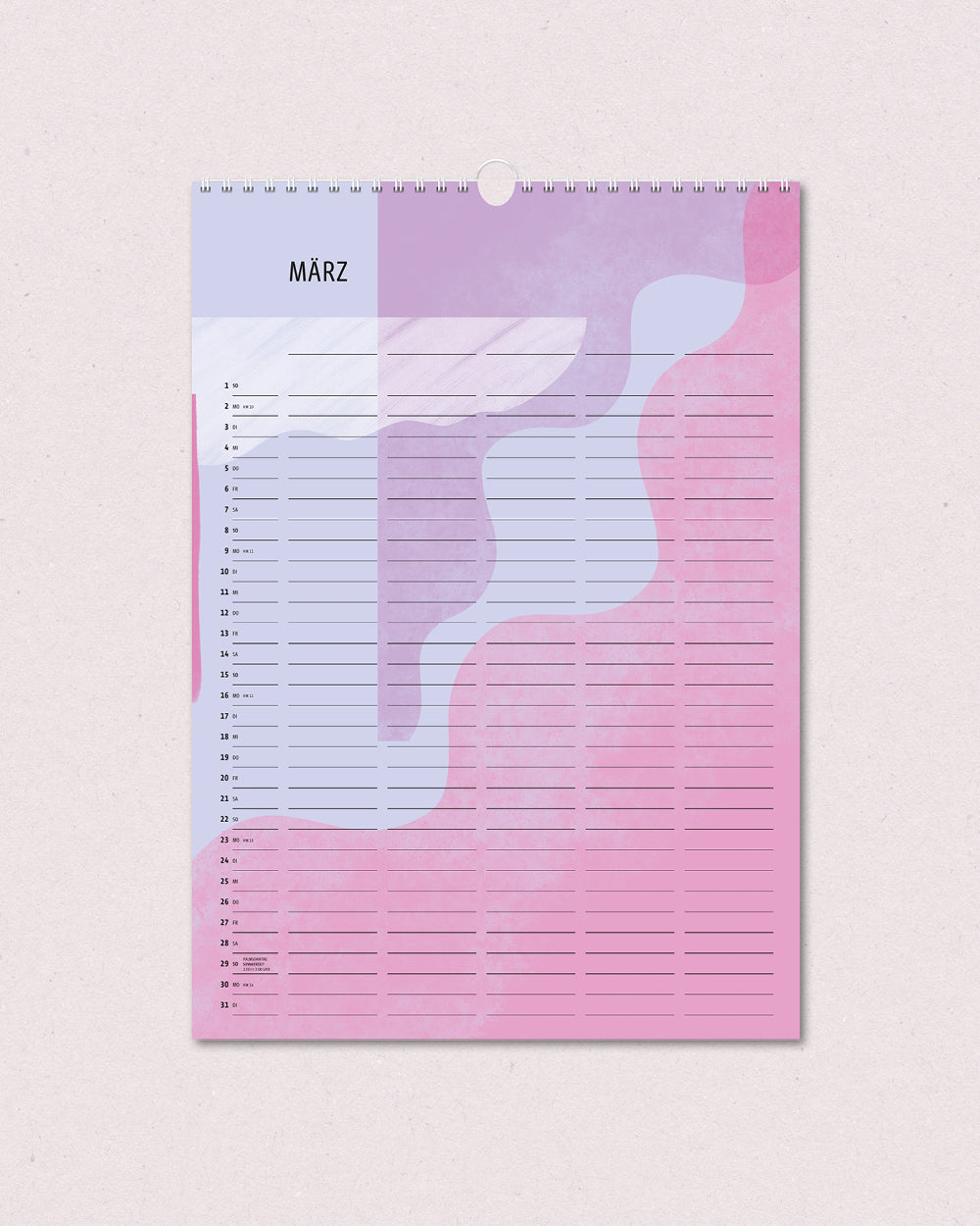 Familienkalender 2026 // A3
