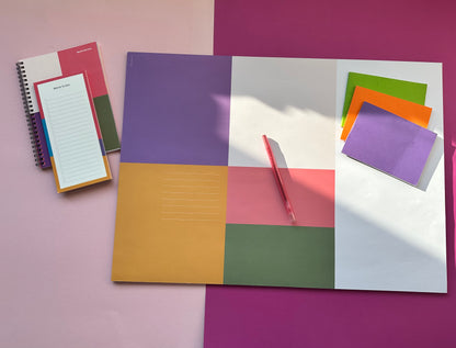 Schreibtischunterlage Color Block // A2