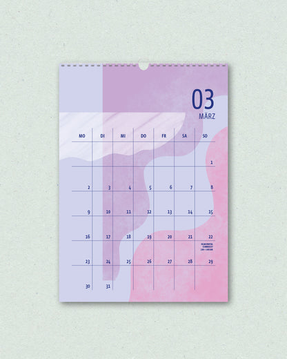 Monatskalender 2026 // A4