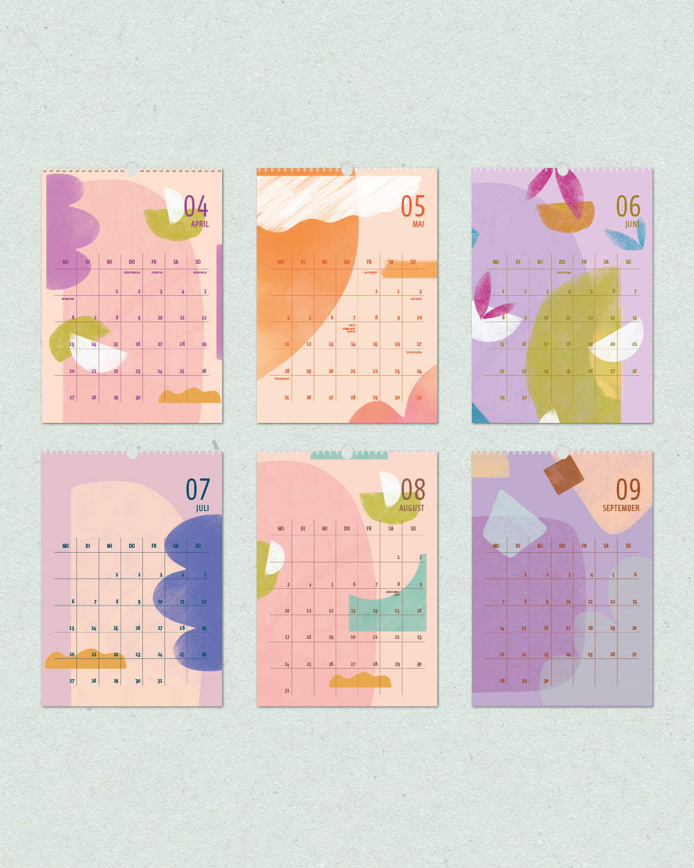 Monatskalender 2026 // A4