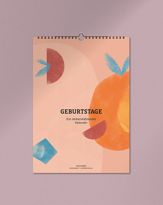 Geburtstagskalender (immerwährend) // A5