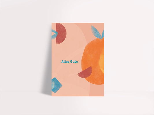 Postkarte Alles Gute // A6