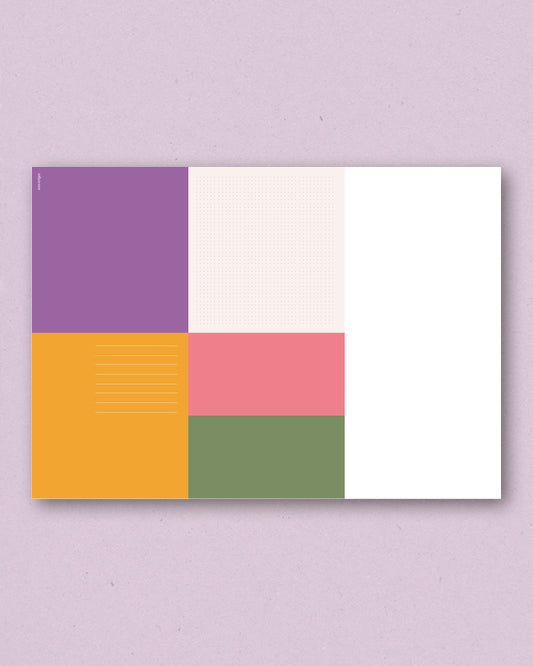 Schreibtischunterlage Color Block // A2